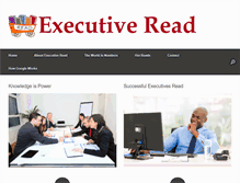 Tablet Screenshot of executiveread.com